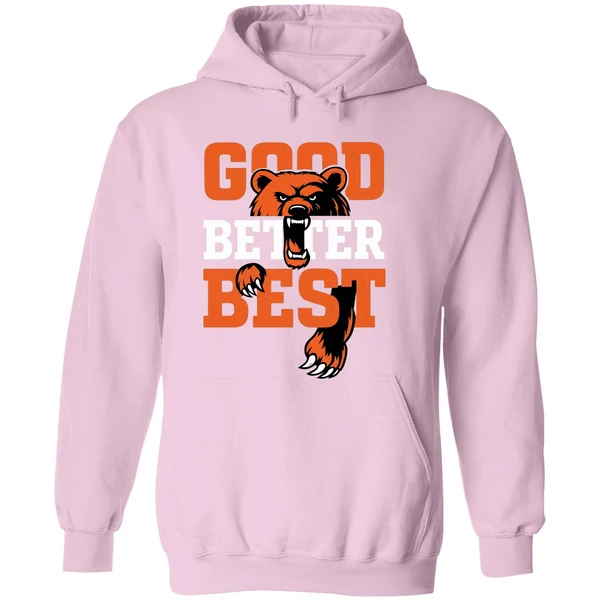 Good Better Best Bear Head Chicago Bears Hoodie - Image 5