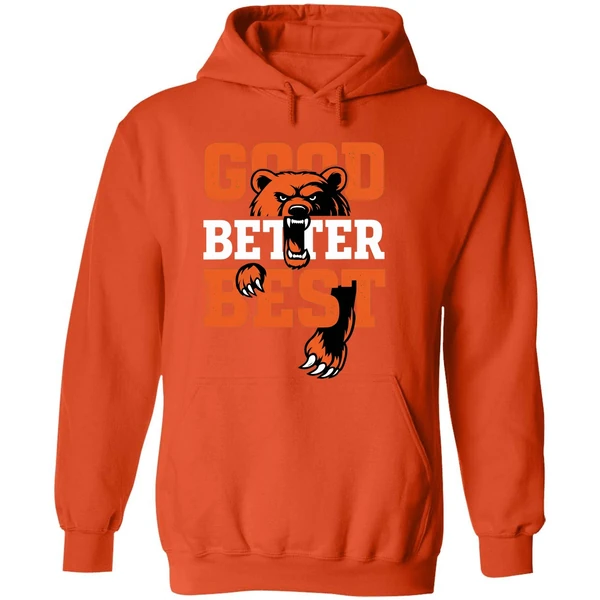 Good Better Best Bear Head Chicago Bears Hoodie - Image 6