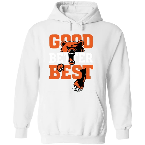Good Better Best Bear Head Chicago Bears Hoodie - Image 8