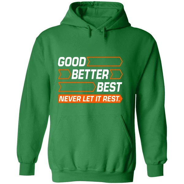 Good Better Best Never Let It Rest Chicago Bears Hoodie - Image 2
