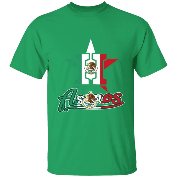 Good Houston Astros Baseball Mexican Flag Shirt - Image 2