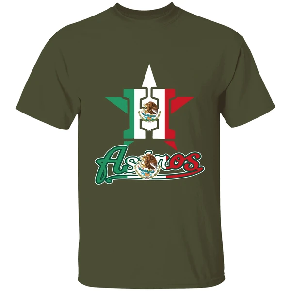 Good Houston Astros Baseball Mexican Flag Shirt - Image 4