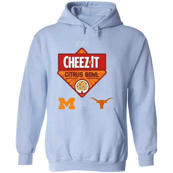 Good Texas Longhorns Vs Michigan Wolverines 2025 Cheez It Citrus Bowl Hoodie - Image 4