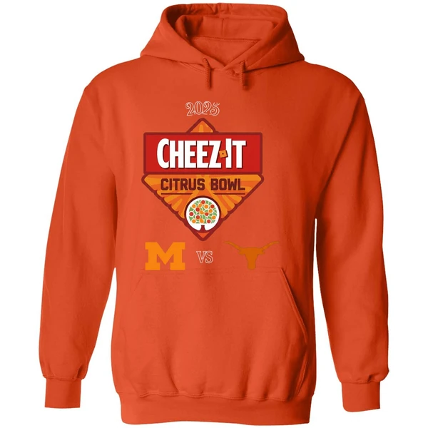 Good Texas Longhorns Vs Michigan Wolverines 2025 Cheez It Citrus Bowl Hoodie - Image 6