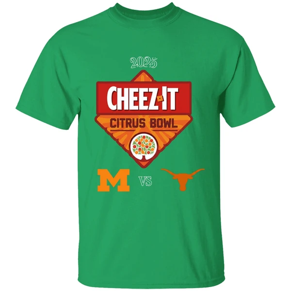 Good Texas Longhorns Vs Michigan Wolverines 2025 Cheez It Citrus Bowl Shirt - Image 2