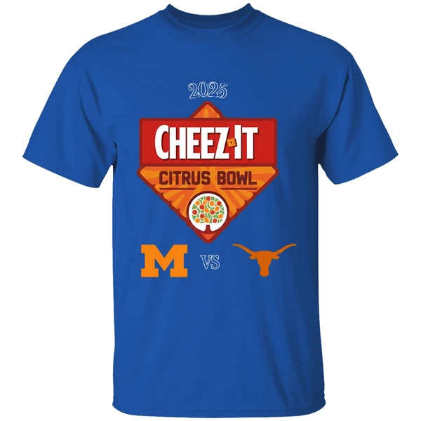 Good Texas Longhorns Vs Michigan Wolverines 2025 Cheez It Citrus Bowl Shirt - Image 8
