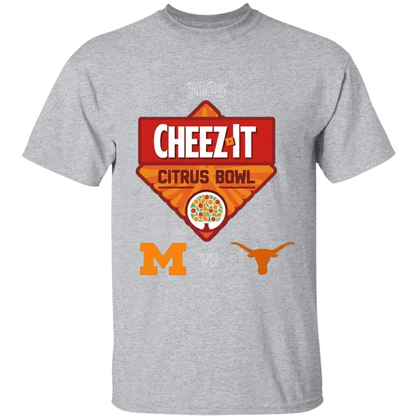 Good Texas Longhorns Vs Michigan Wolverines 2025 Cheez It Citrus Bowl Shirt - Image 9
