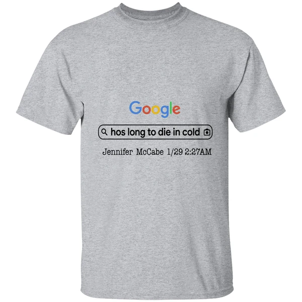 Google Hos Long To Die In Cold Jennifer Mccabe 1 29 2 27 Am Shirt - Image 6