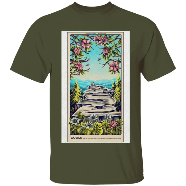 Goose Apr 10 2026 Exploreasheville Com Arena Shirt - Image 4