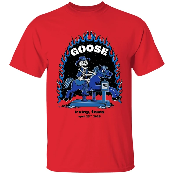 goose apr 25 2026 the pavilion at toyota music factory irving tx shirt red