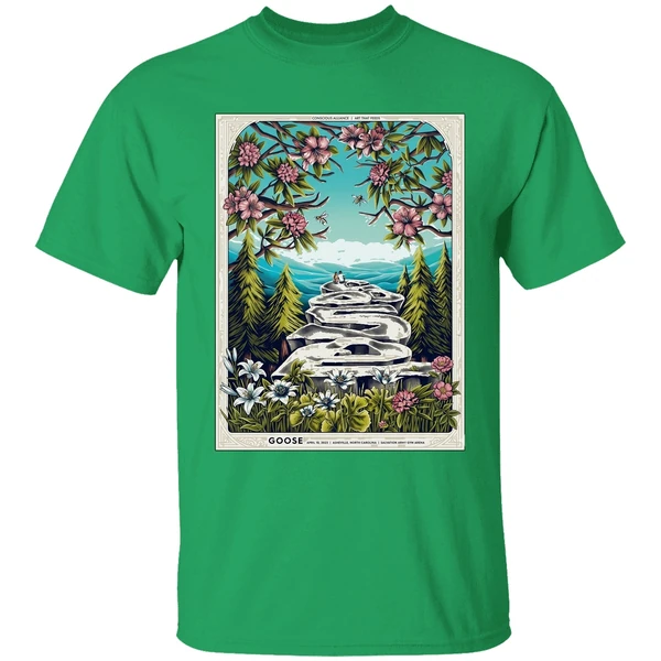Goose In Asheville Nc On April 10 2026 Tour Shirt - Image 2
