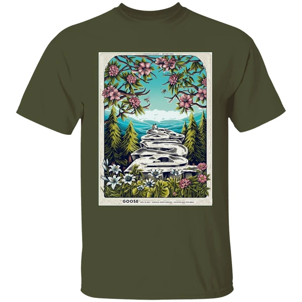 Goose In Asheville Nc On April 10 2026 Tour Shirt - Image 4