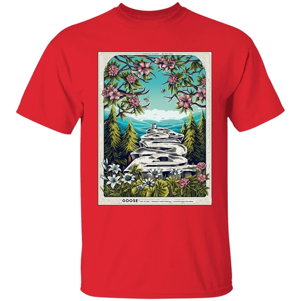 Goose In Asheville Nc On April 10 2026 Tour Shirt - Image 7