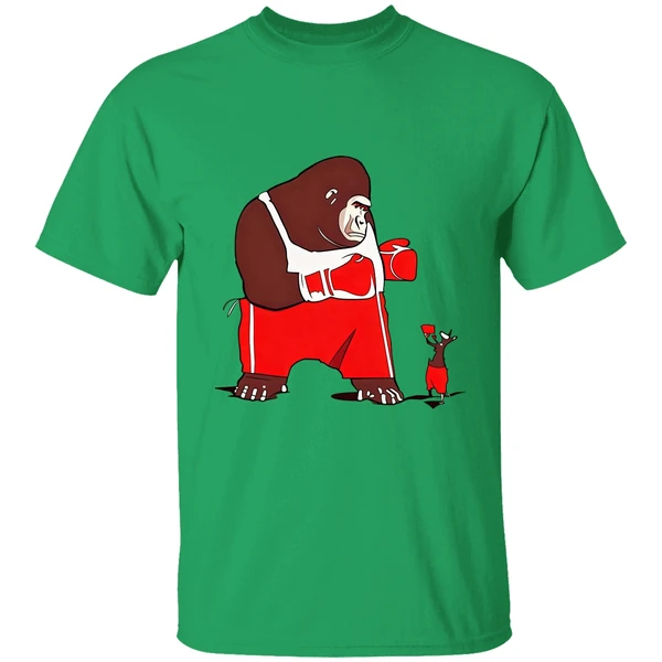 Gorilla Boxing Kangaroo Cartoon Shirt - Image 2