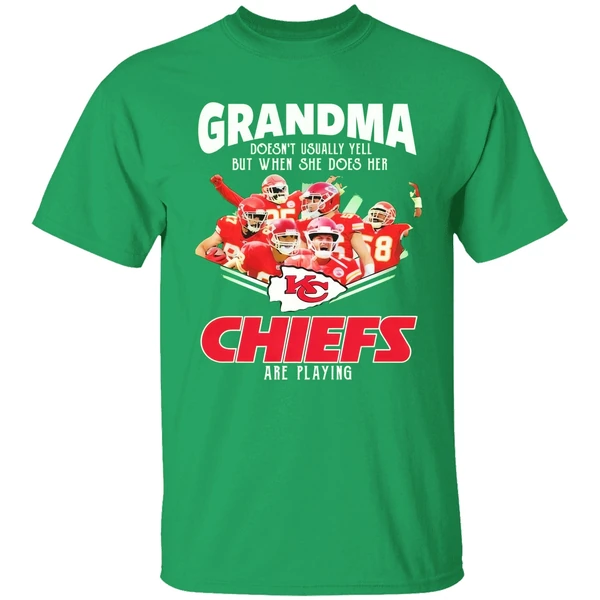 Grandma Doesnt Usually Yell Chiefs Are Playing Shirt