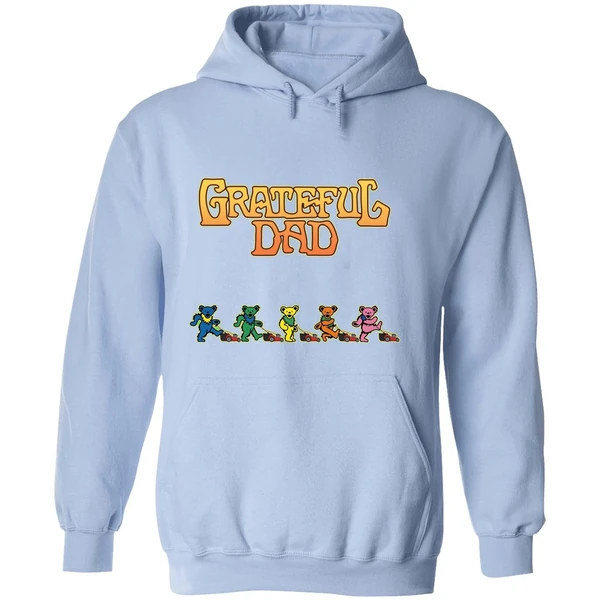 Grateful Dad Mowing Bears Hoodie - Image 4