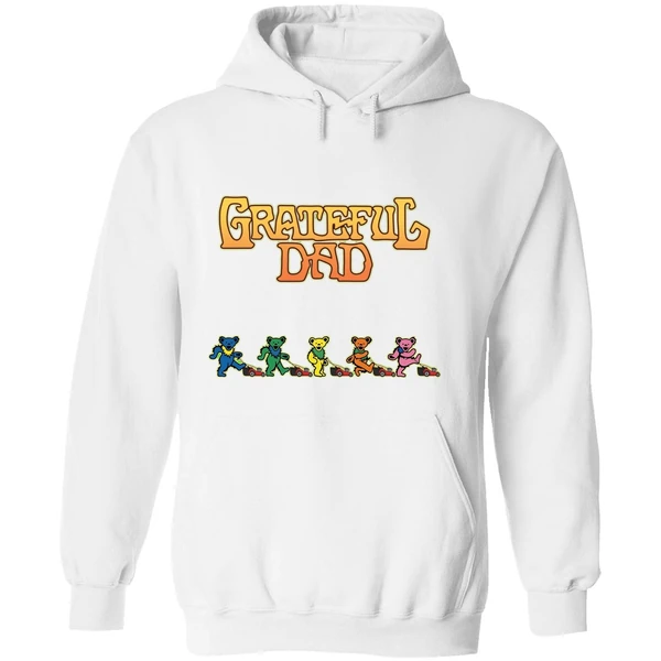 Grateful Dad Mowing Bears Hoodie - Image 8