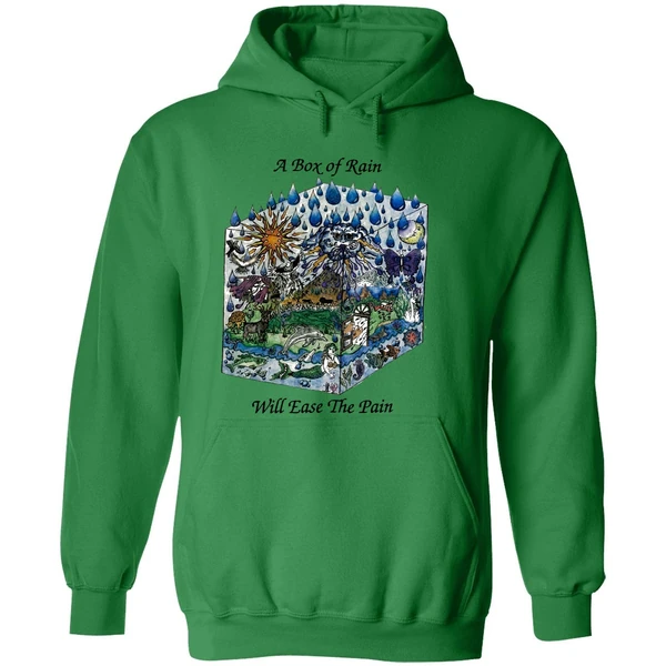 Grateful Dead A Box Of Rain Will Ease The Pain Hoodie - Image 2