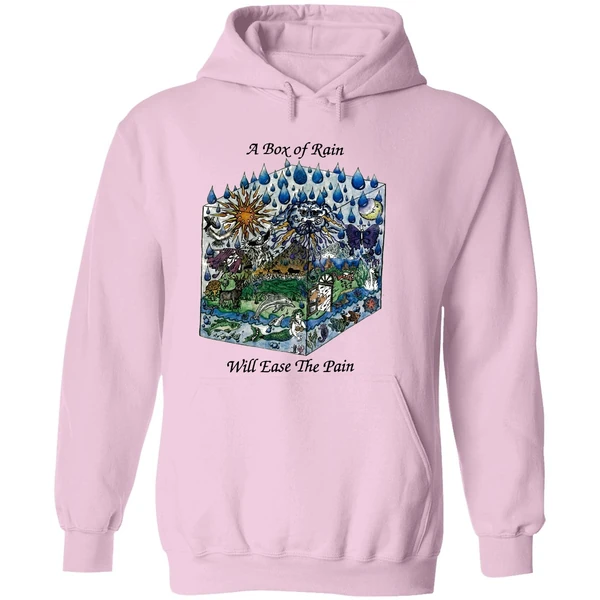 Grateful Dead A Box Of Rain Will Ease The Pain Hoodie - Image 5