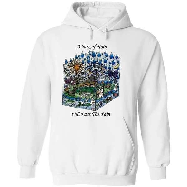 Grateful Dead A Box Of Rain Will Ease The Pain Hoodie - Image 8