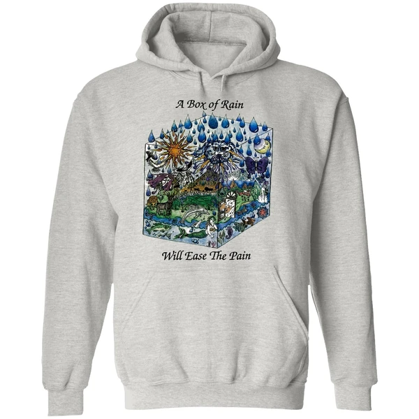 Grateful Dead A Box Of Rain Will Ease The Pain Hoodie - Image 9