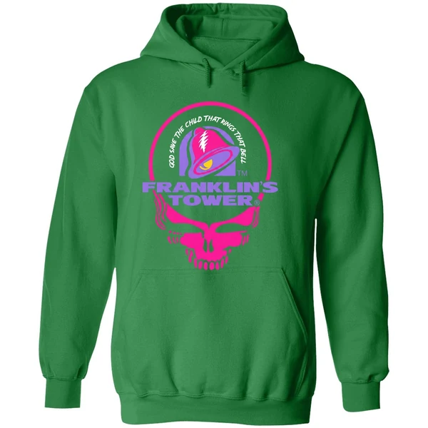 Grateful Dead Franklins Tower God Save The Child That Rings That Bell Taco Bell Hoodie - Image 2