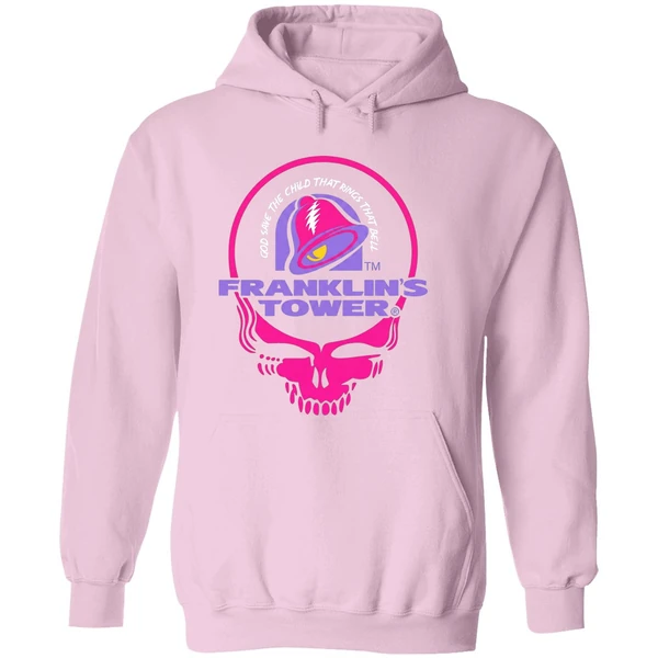 Grateful Dead Franklins Tower God Save The Child That Rings That Bell Taco Bell Hoodie - Image 5
