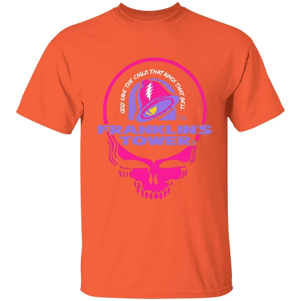 Grateful Dead Franklins Tower God Save The Child That Rings That Bell Taco Bell Shirt - Image 6