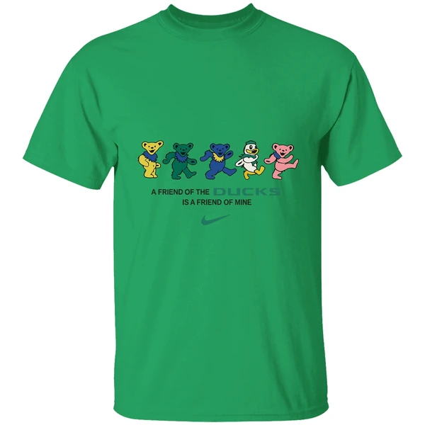 Grateful Dead X Oregon Ducks A Friend Of The Ducks Is A Friend Of Mine Shirt - Image 8
