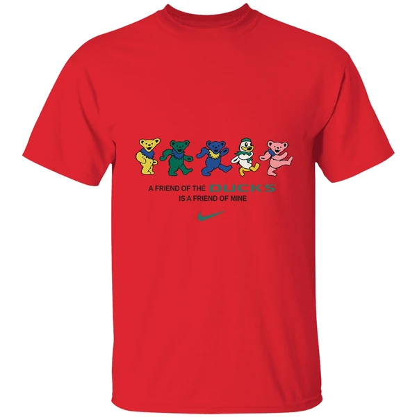 Grateful Dead X Oregon Ducks A Friend Of The Ducks Is A Friend Of Mine Shirt - Image 6