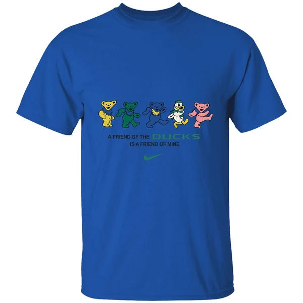 Grateful Dead X Oregon Ducks A Friend Of The Ducks Is A Friend Of Mine Shirt - Image 7