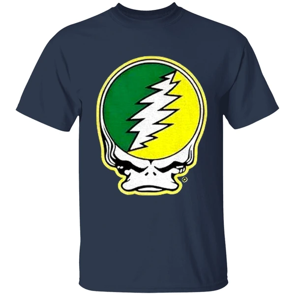 Grateful Ducks Logo The Oregon Ducks New Grateful Dead Shirt - Image 4