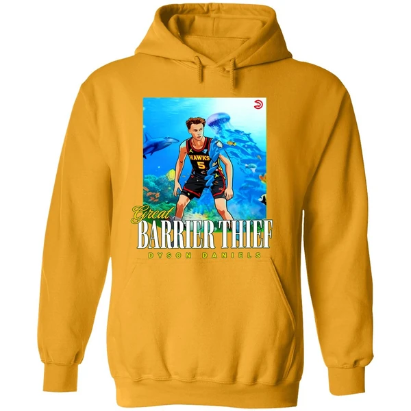 Great Barrier Thief Dyson Daniels Atlanta Hawks Hoodie