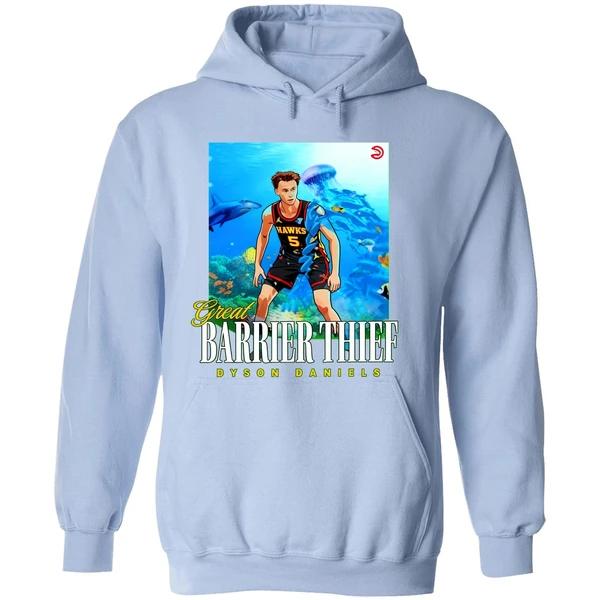 Great Barrier Thief Dyson Daniels Atlanta Hawks Hoodie - Image 4