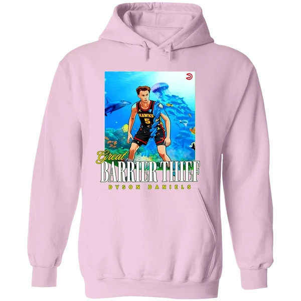 Great Barrier Thief Dyson Daniels Atlanta Hawks Hoodie - Image 5
