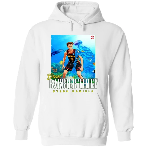 Great Barrier Thief Dyson Daniels Atlanta Hawks Hoodie - Image 8