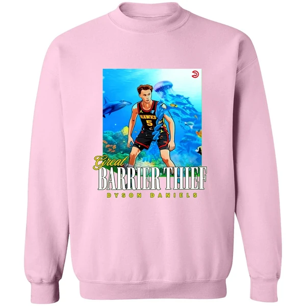 Great Barrier Thief Dyson Daniels Atlanta Hawks Sweatshirt - Image 5