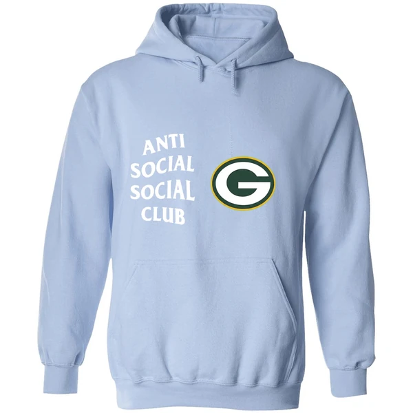 Green Bay Packers Anti Social Social Club Nfl Hoodie - Image 4