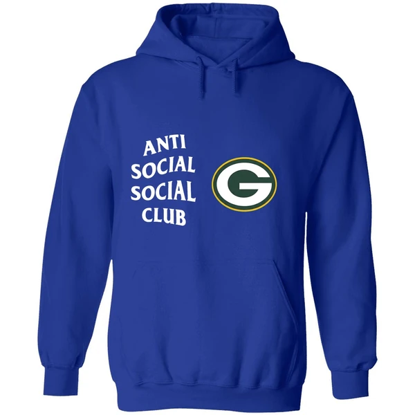 Green Bay Packers Anti Social Social Club Nfl Hoodie - Image 7