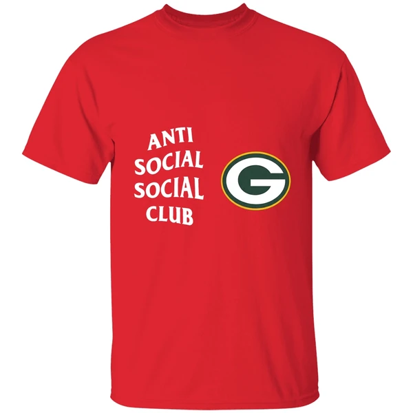 Green Bay Packers Anti Social Social Club Nfl Shirt - Image 7