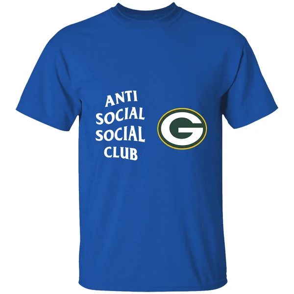 Green Bay Packers Anti Social Social Club Nfl Shirt - Image 8