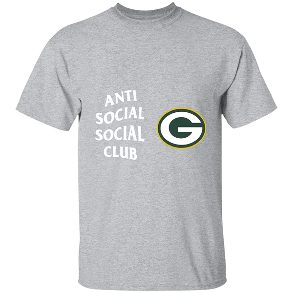 Green Bay Packers Anti Social Social Club Nfl Shirt - Image 9