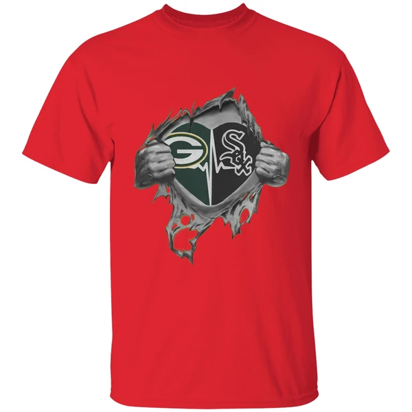 Green Bay Packers Chicago White Sox Inside Shirt - Image 7