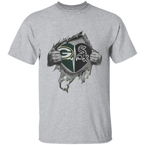 Green Bay Packers Chicago White Sox Inside Shirt - Image 9