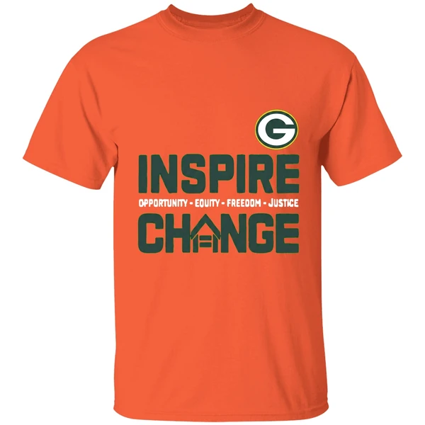 green-bay-packers-inspire-change-opportunity-equity-freedom-justice-2025-shirt-orange