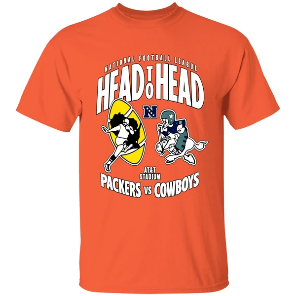 Green Bay Packers Vs Dallas Cowboys Nfl Football Head To Head 2025 Shirt - Image 5