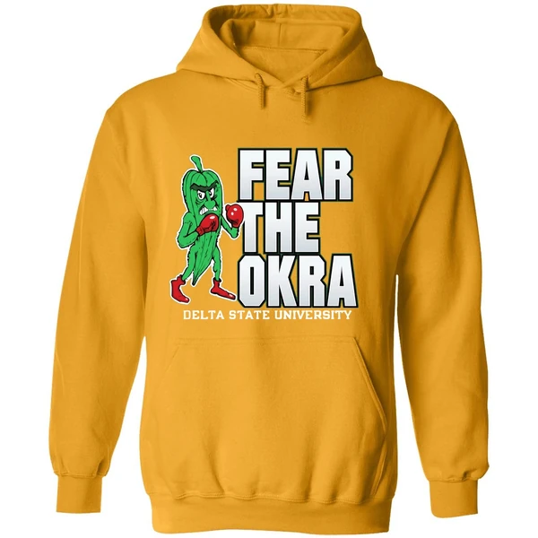 Green Chili Boxing Fear The Okra Delta State University Hoodie
