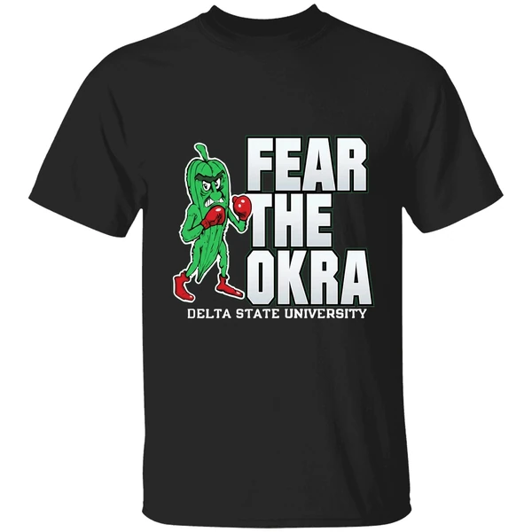 Green Chili Boxing Fear The Okra Delta State University Shirt