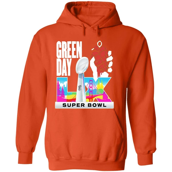 Green Day Super Bowl Lx 2026 American Hoodie - Image 6