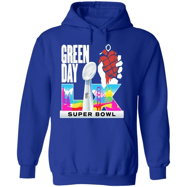 Green Day Super Bowl Lx 2026 American Hoodie - Image 7